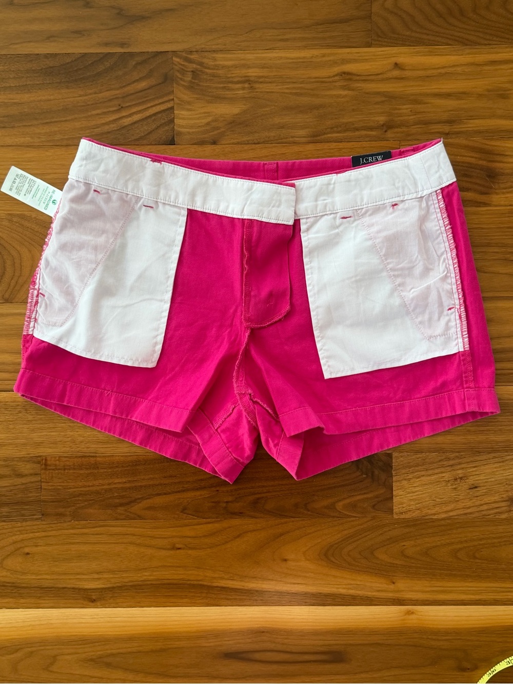 NWT J. Crew Women’s Chino Shorts 3.5” Pink Fuchsia Size 10 Tailored Preppy Chic - Picture 13 of 14